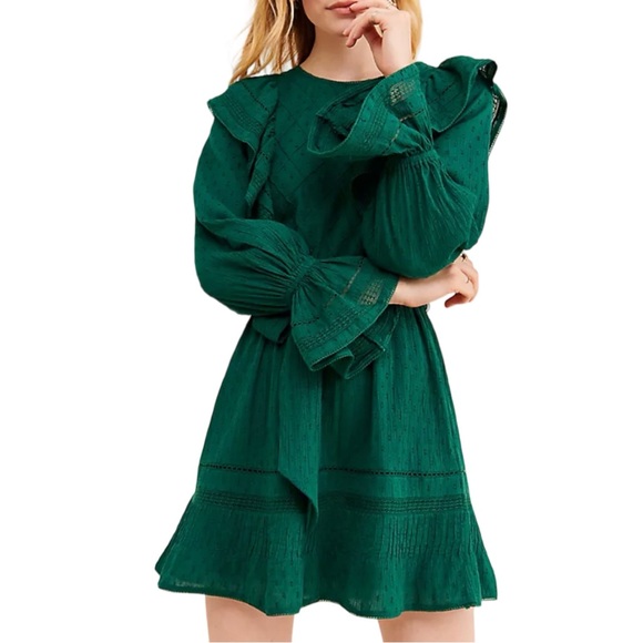 Steele Alexandria Mini Dress Womens Size Medium Holly Green Anthropologie Steele Alexandria Mini Dress Womens Size Medium Holly Green Anthropologie